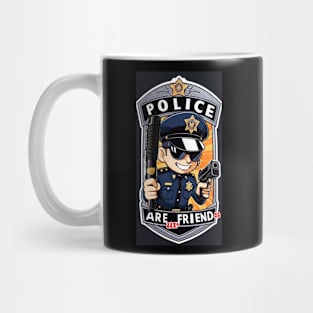 Police are ur Friends 2024 Mug